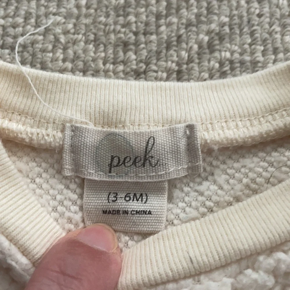 Peek Essentials Sherpa Merci Sweatshirt and Leggings 3-6M